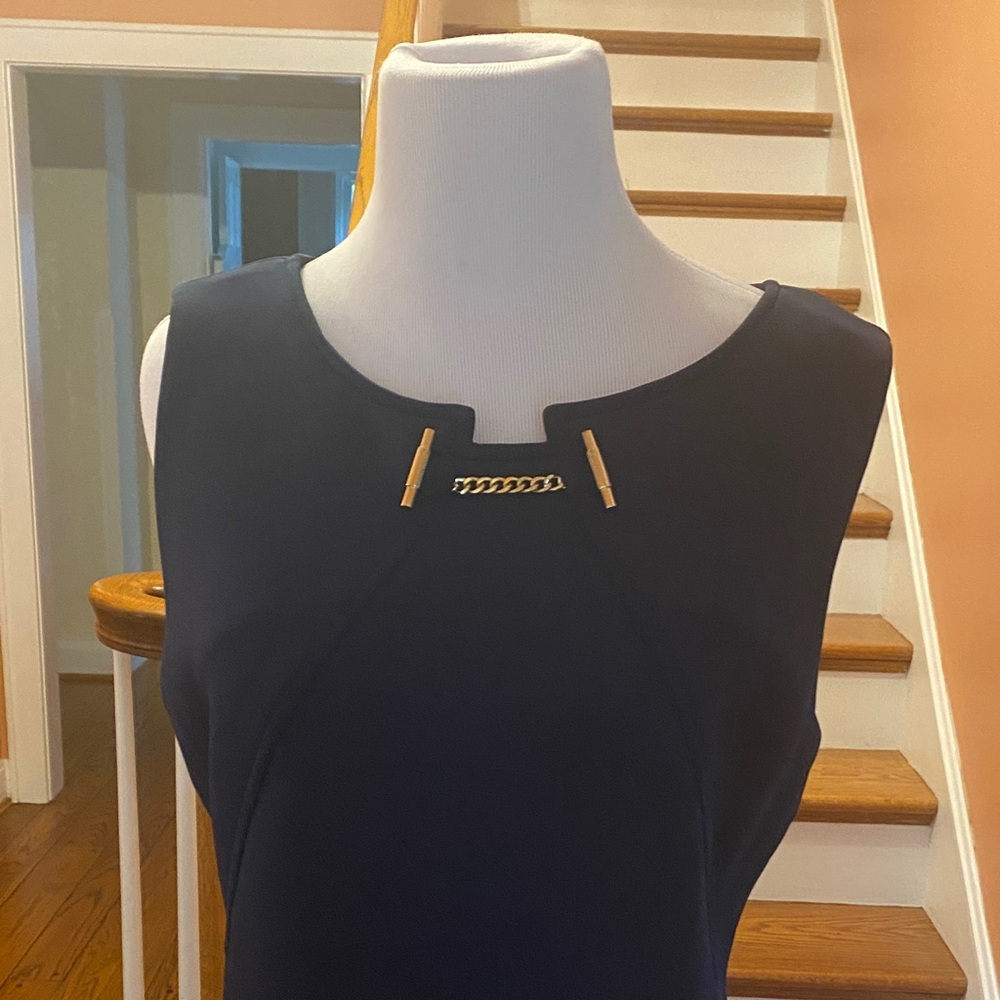 Ivanka Trump Navy Dress